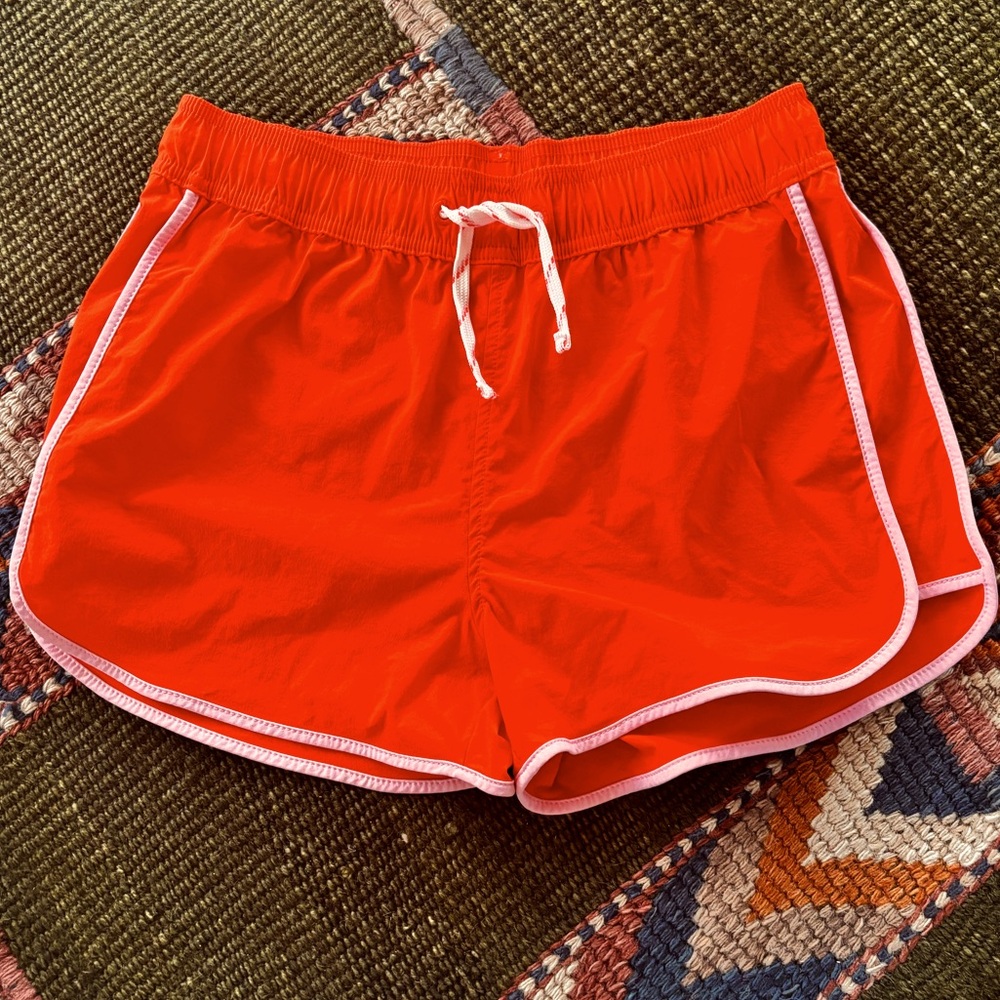 JCrew Girls Orange Athletic Shorts